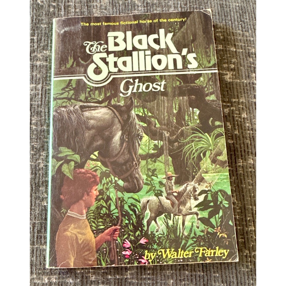 Random House The Black Stallion's Ghost Paperback Vintage Walter Farley Horse